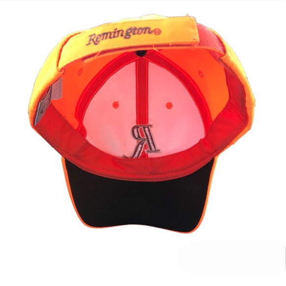 Remington R Logo Blaze Orange Hat Hunting - Picture 6 of 6